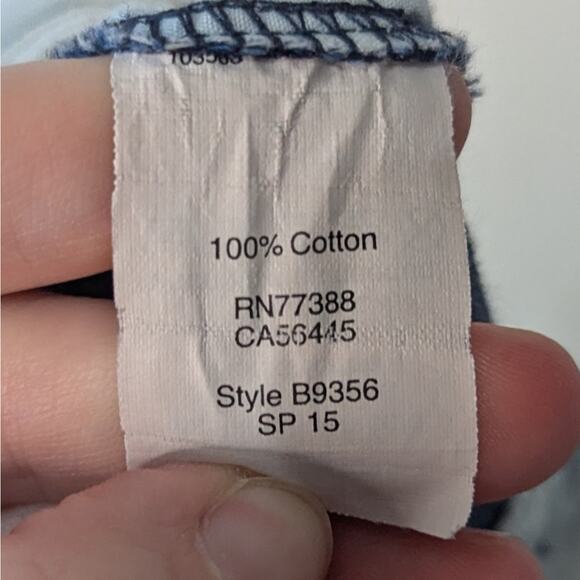 J. Crew Factory Blue Chambray 100% Cotton Preppy Chino Shorts Size 8 - Picture 7 of 9